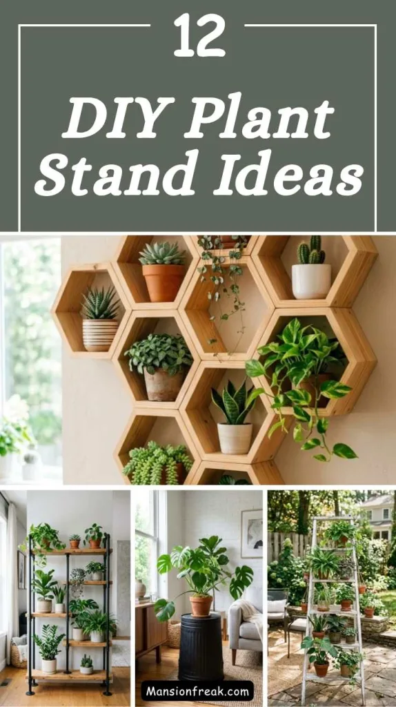10+ DIY Plant Stand Ideas to Style Your Home Beautifully 2 DIY Plant Stand Ideas