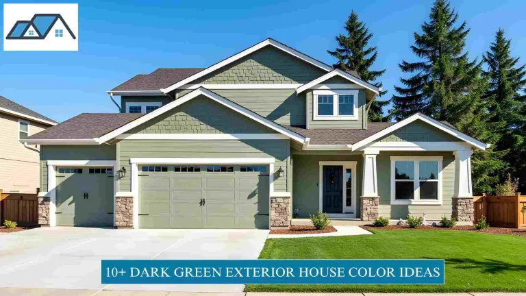 10+ Dark Green Exterior House Color Ideas That Feel Timeless 5 Dark Green Exterior House Color Ideas