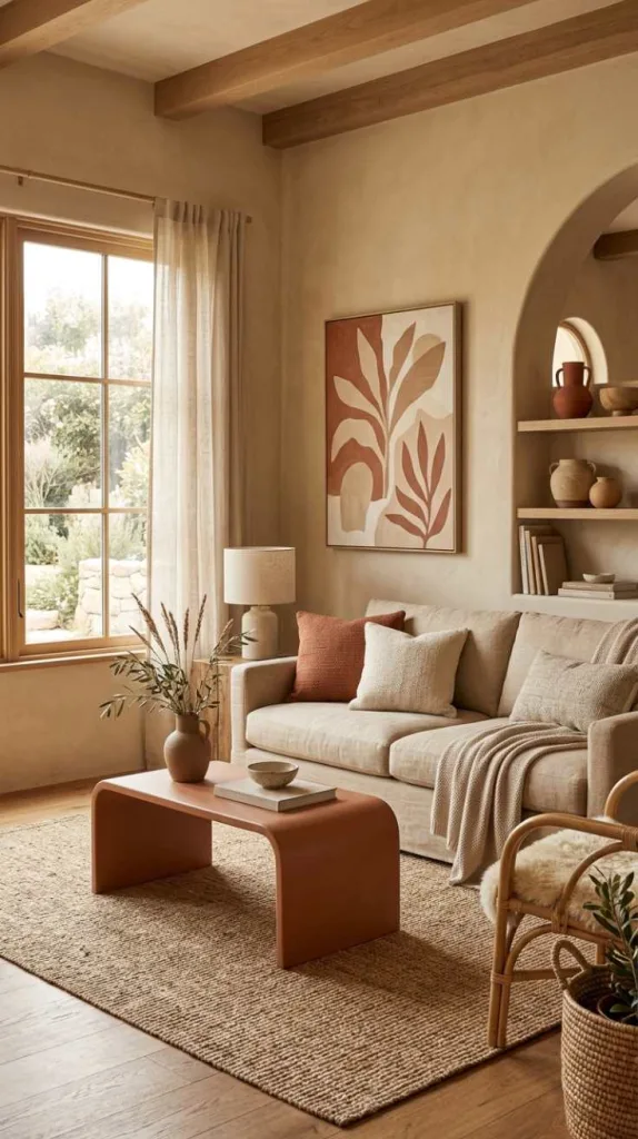 12 Beige Living Room Ideas: Luxury Twist 7 Desert Beige Texture