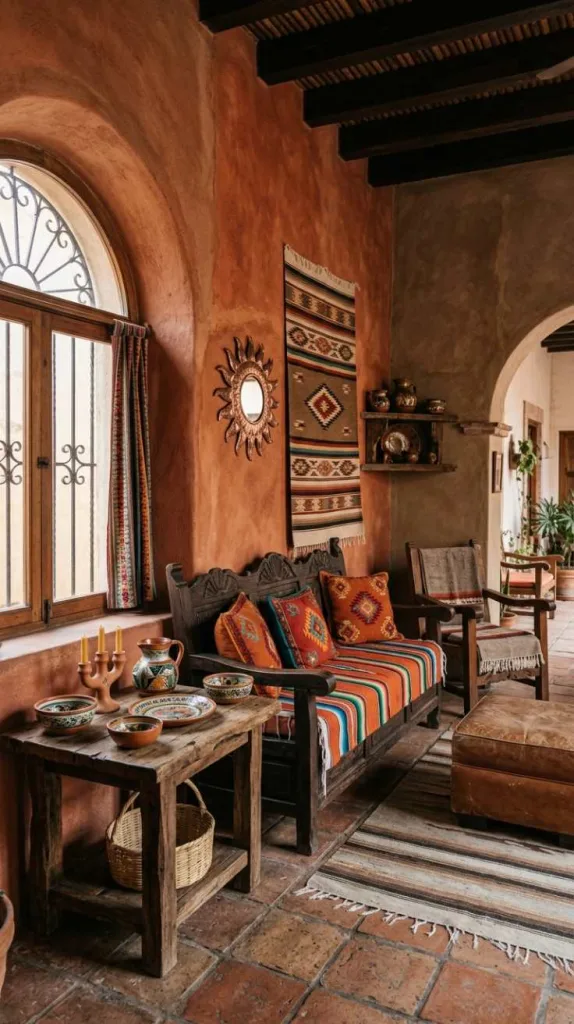 Earth-Toned Wall Design