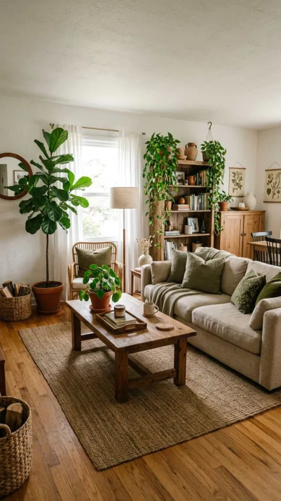 Earthy Green & Brown Natural Theme