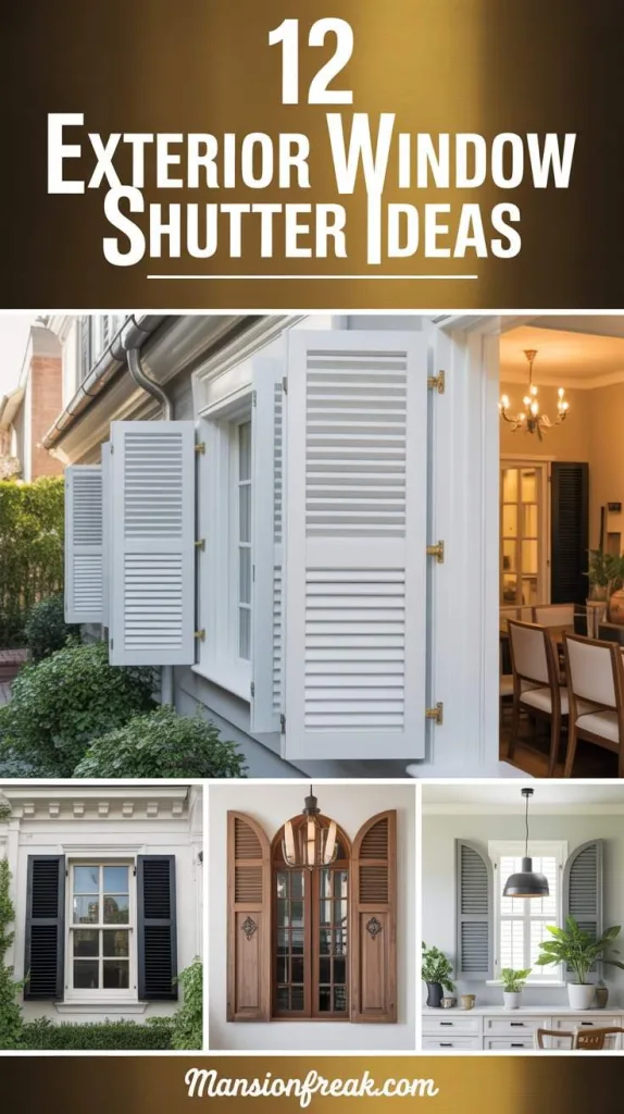 12 Exterior Window Shutter Ideas That Add Instant Charm 2 Exterior Window Shutter Ideas