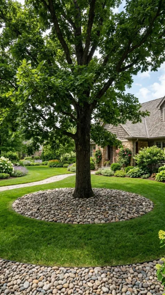 Feature Tree Rock Circle
