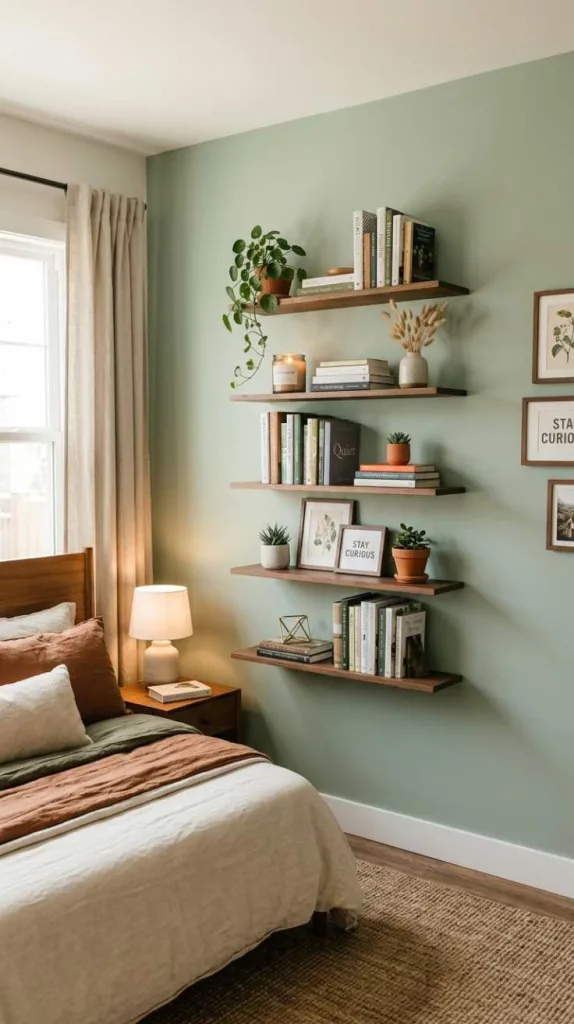 Floating Bookshelf Display