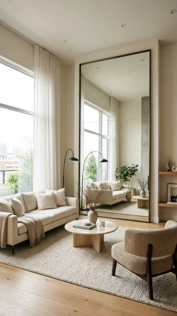 Floor-to-Ceiling Mirror Drama