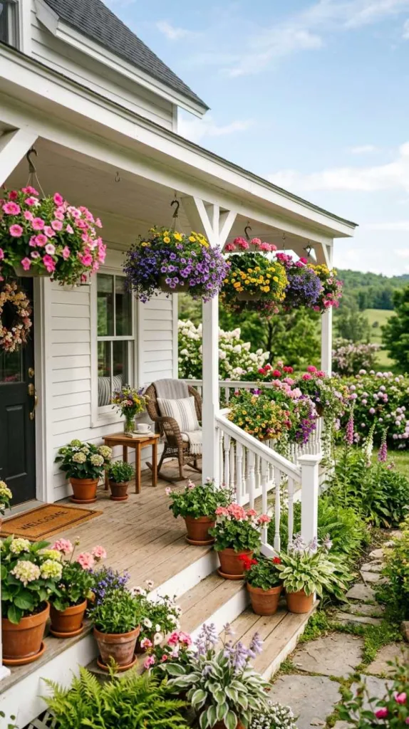 Floral Accent Porch