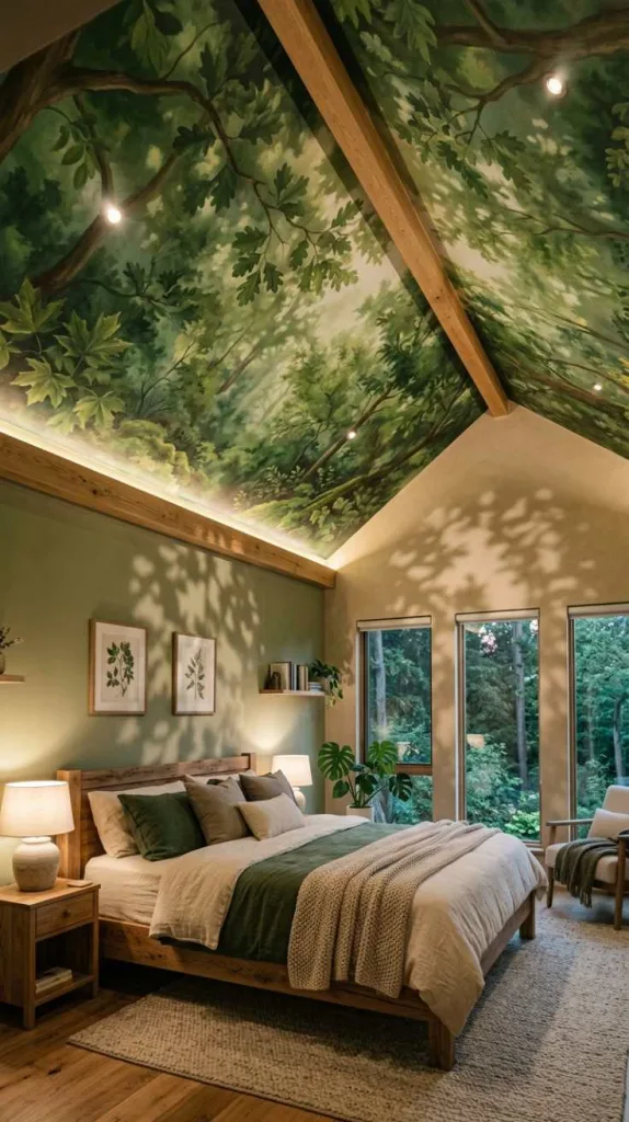 Forest Ceiling Mural
