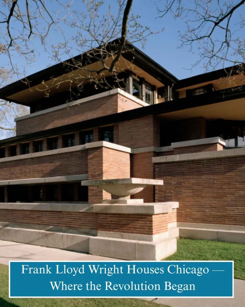 Frank Lloyd Wright Houses Chicago — Where the Revolution Began