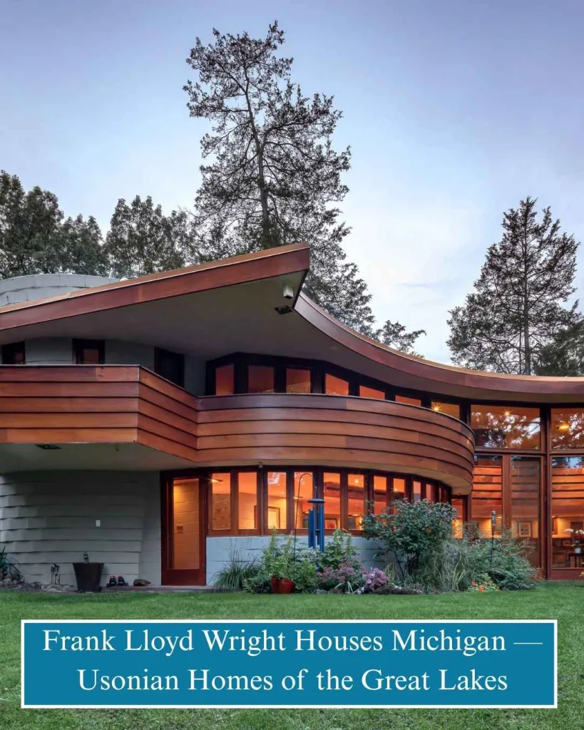 Frank Lloyd Wright Houses Michigan — Usonian Homes of the Great Lakes