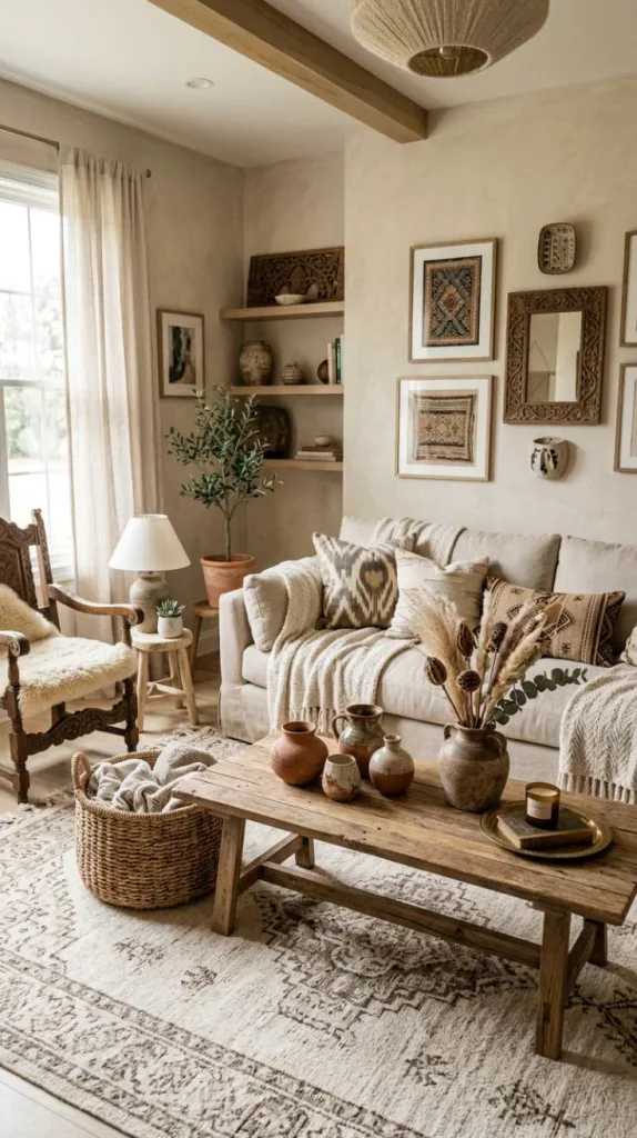 12 Beige Living Room Ideas: Luxury Twist 5 Global Inspired Beige Mix