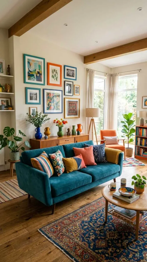 11+ Colorful Living Room Ideas: Full of Personality 14 Gradual Color Build