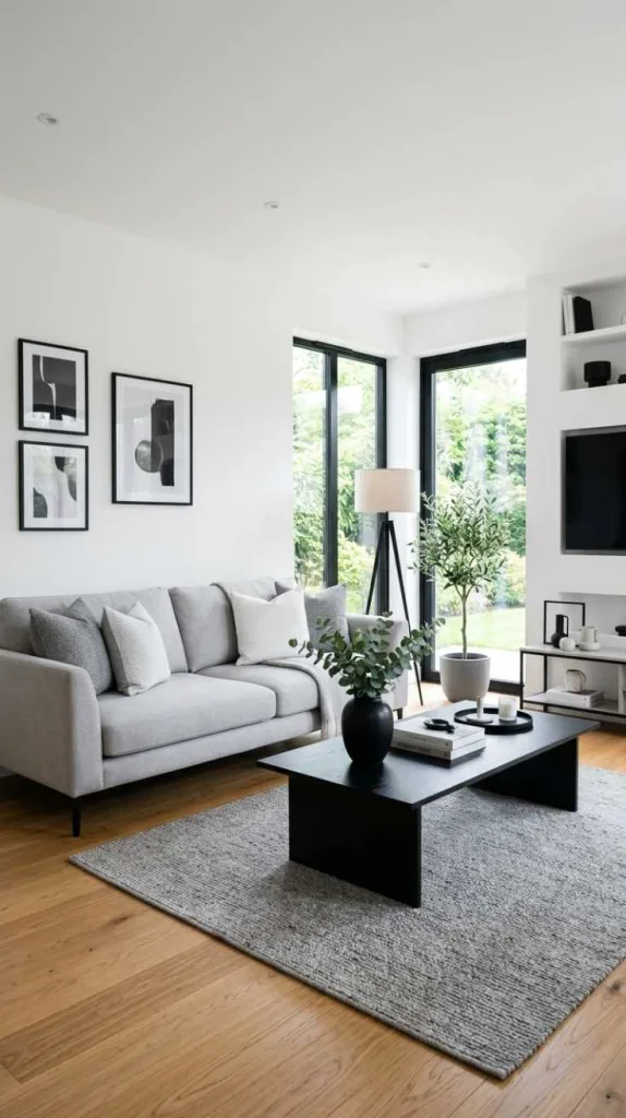 Grey & White Modern Minimal Palette