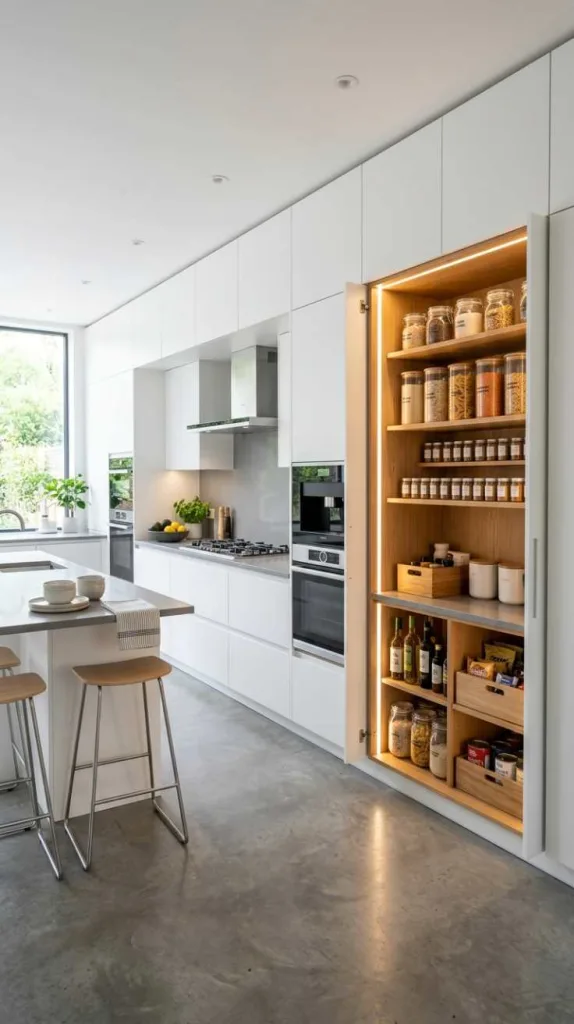 Hidden Counter Pantry
