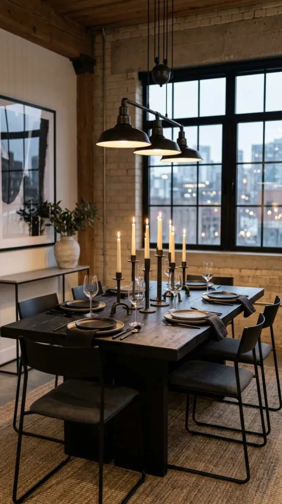 Industrial Metal Accent Style