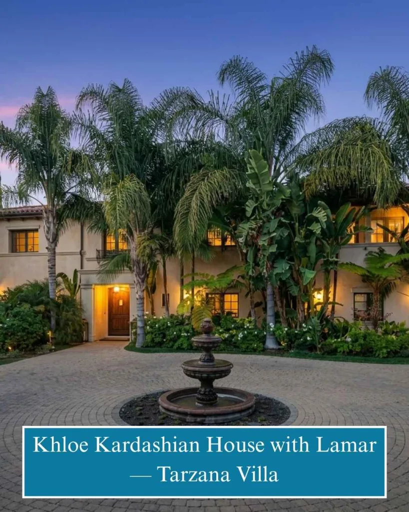 Khloe Kardashian House with Lamar — Tarzana Villa