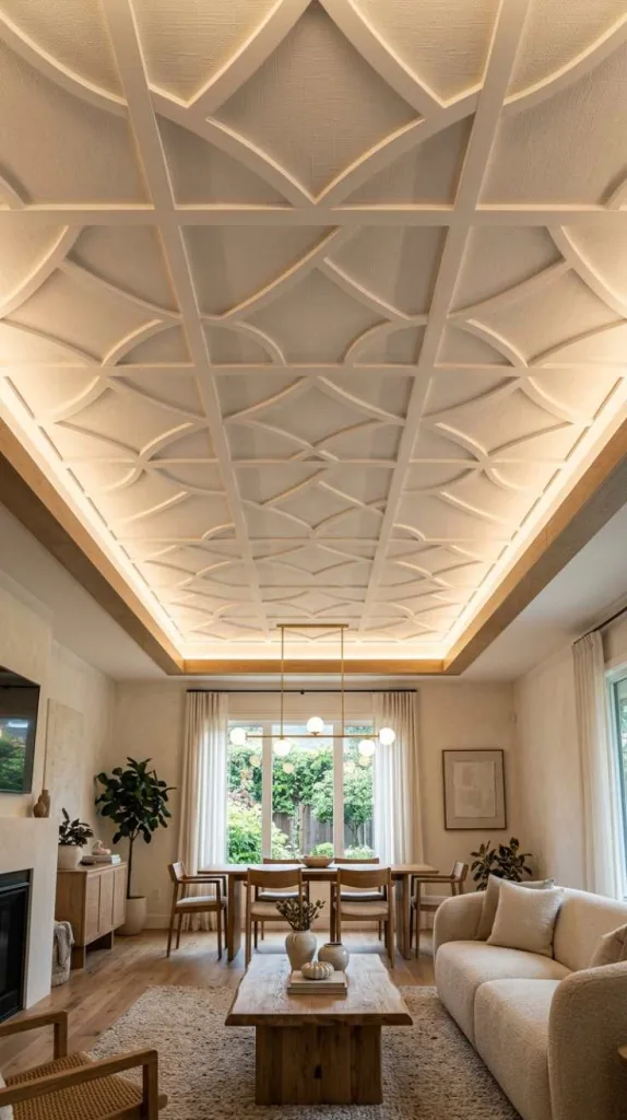 12 Decorative Ceiling Ideas That Will Make You Look Up 5 Lightweight Textured Panels