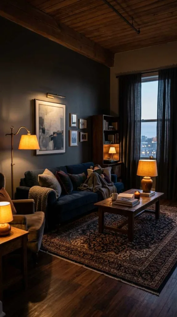 Low Light Cozy Setup