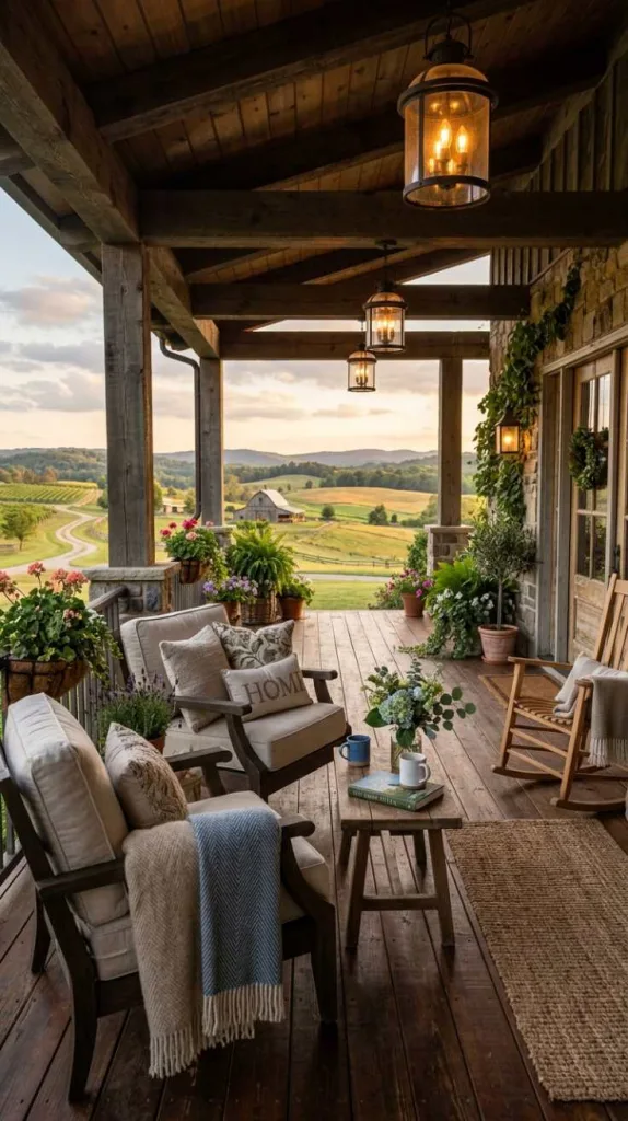 Luxe Farmhouse Porch