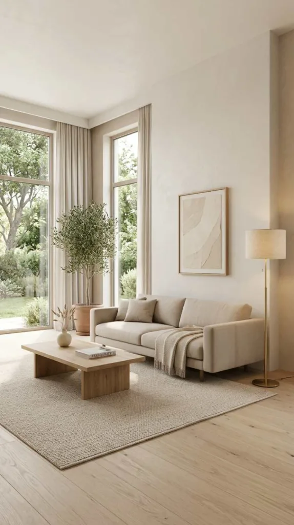 12 Beige Living Room Ideas: Luxury Twist 10 Minimal Beige Flow