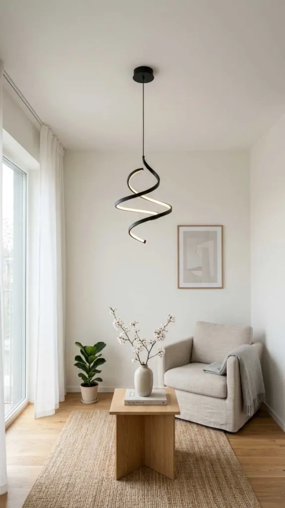 Minimal Clean Center Lighting