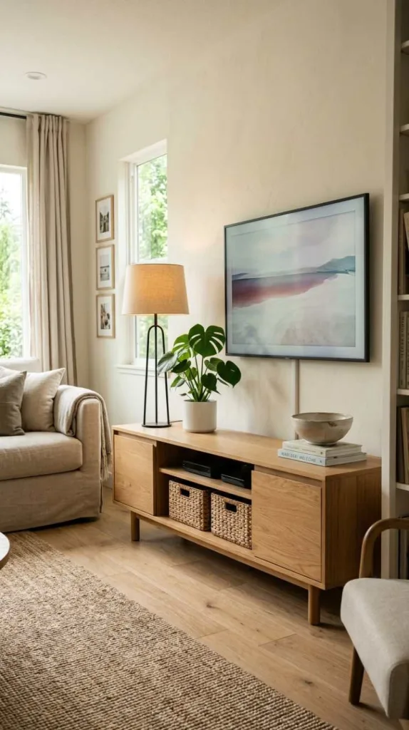 10+ Living Room TV Stand Decor Ideas for a Cozy Home 3 Minimal Decor