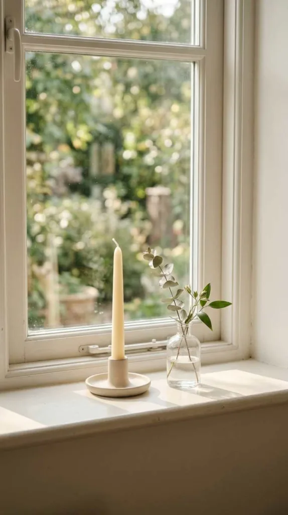 11+ Window Sill Decor Ideas to Make Your Space Feel Cozy 3 Minimal Styling