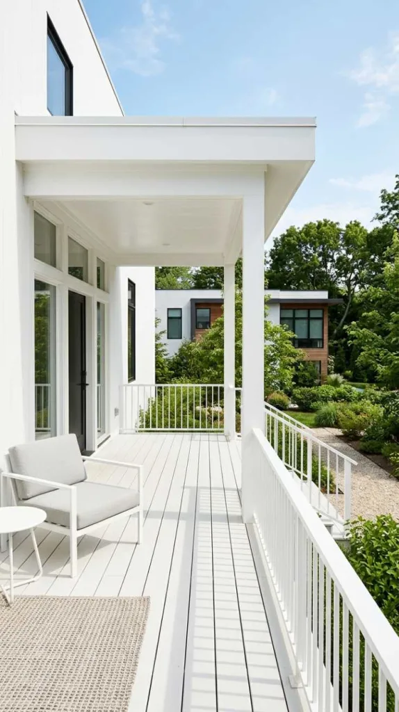 Minimal White Porch