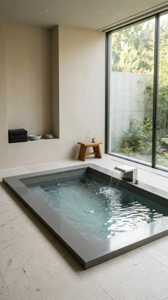 Minimalist Spa Corner