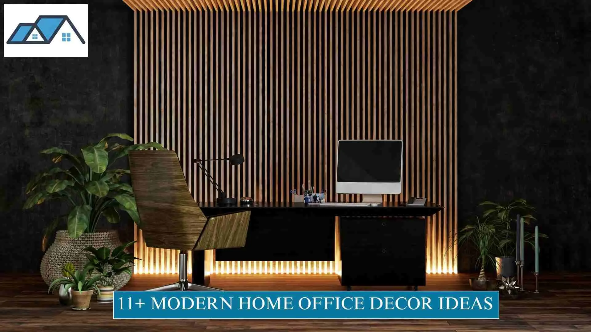 11+ Modern Home Office Decor Ideas for a Stylish Workspace 1 Modern Home Office Decor Ideas