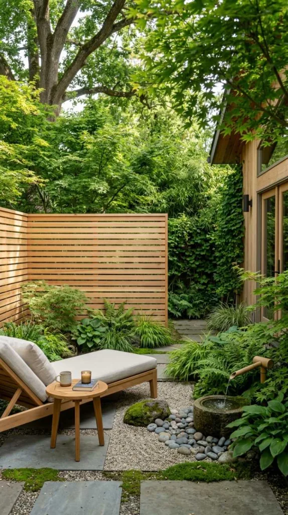 Modern Zen Privacy Screen