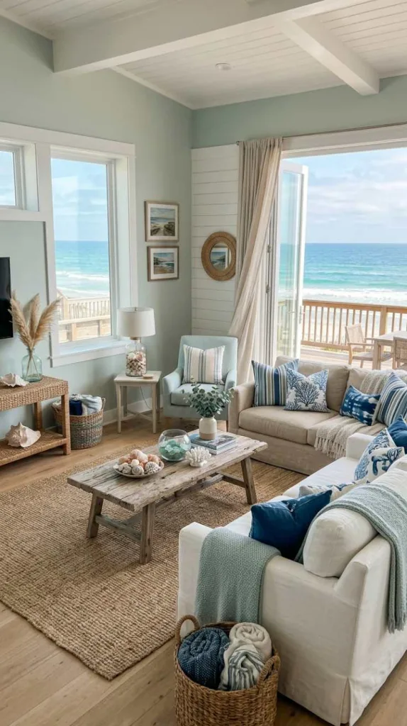 11+ Coastal Living Room Ideas for a Relaxed Beachy Feel 14 Ocean-Inspired Hues