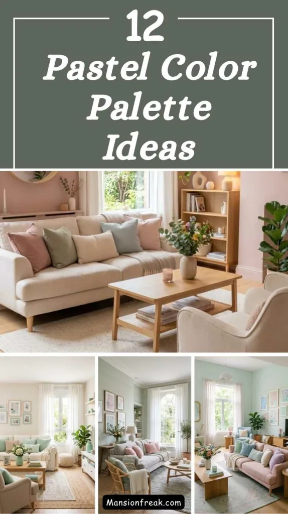 10+ Pastel Color Palette Ideas for Living Room Decor 2 Pastel Color Palette Ideas
