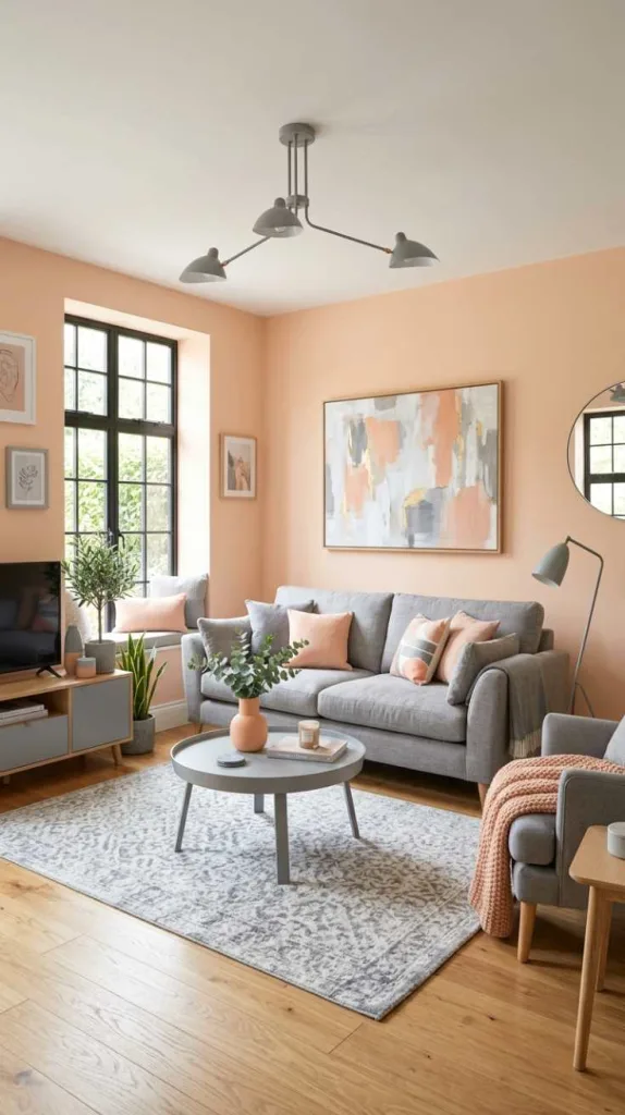 Peach + Gray Mix