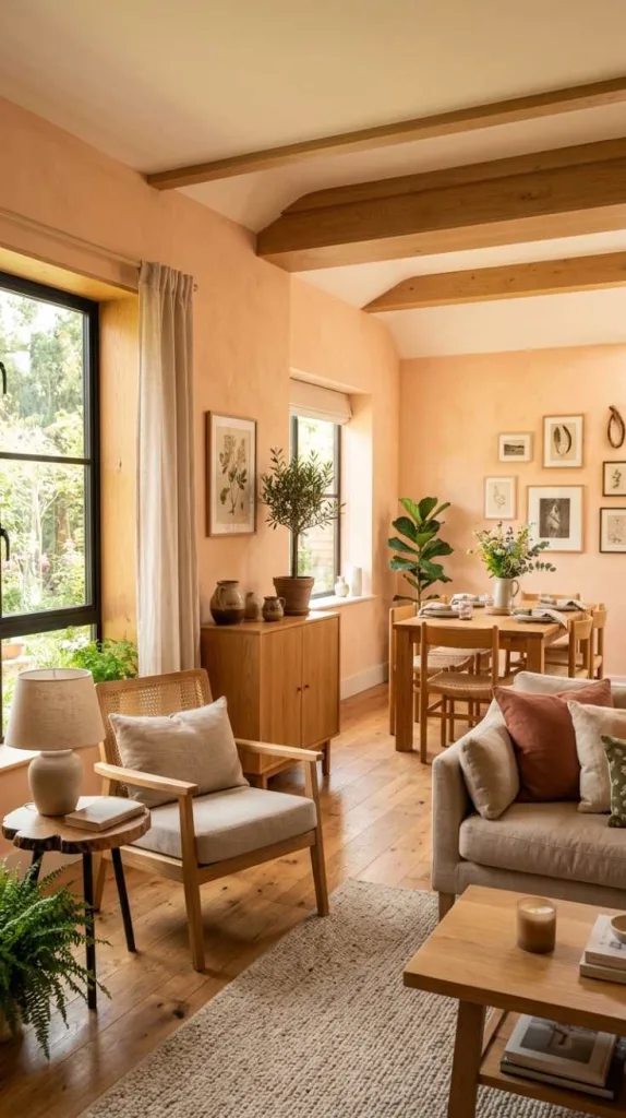Peach + Wood