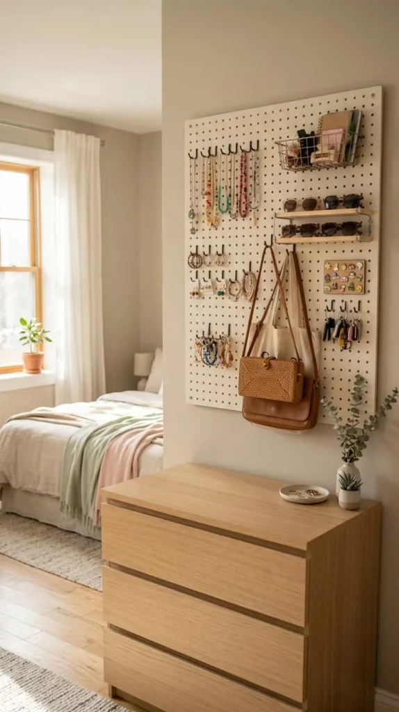 Pegboard Accessory Wall