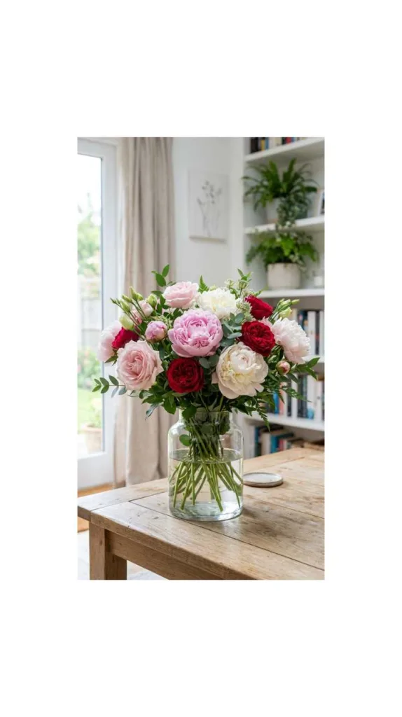 10+ Spring Flower Arrangements to Brighten Your Home 3 Peonies and Roses