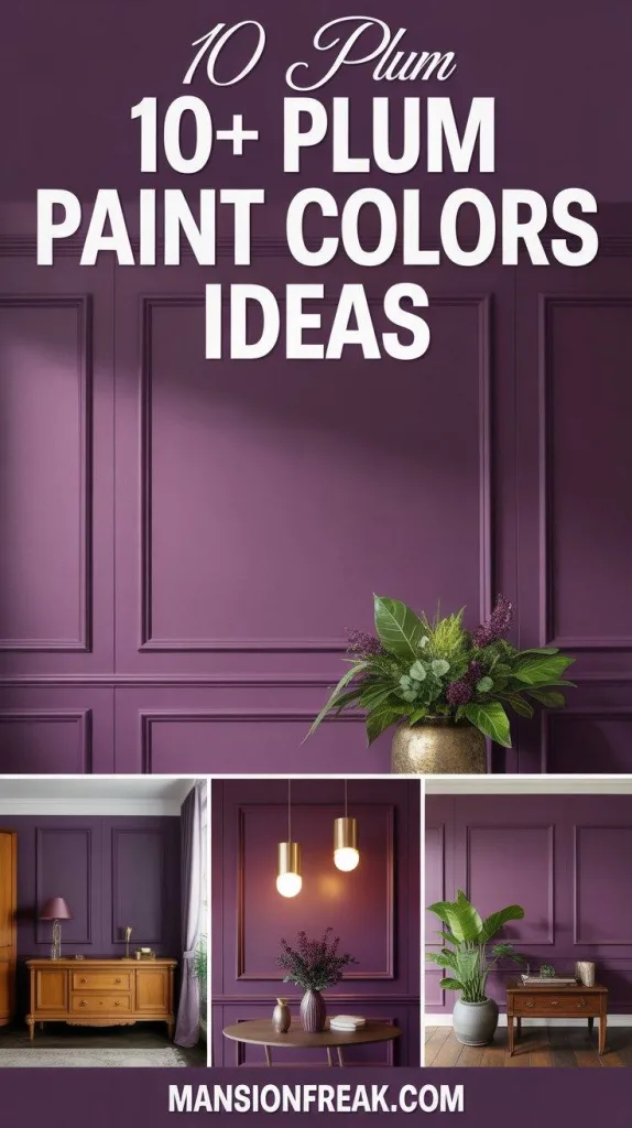 10+ Plum Paint Colors to Transform Your Space with Moody Elegance 2 Plum Paint Colors