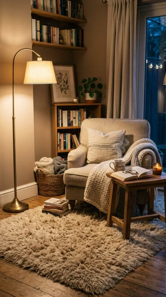 Plush Comfort Rug Corner