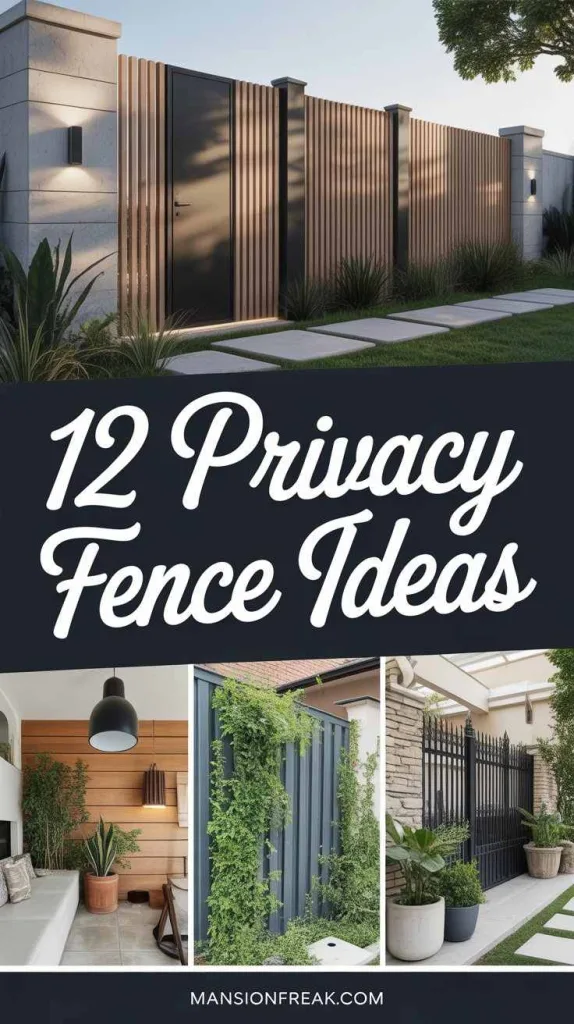 Privacy Fence Ideas
