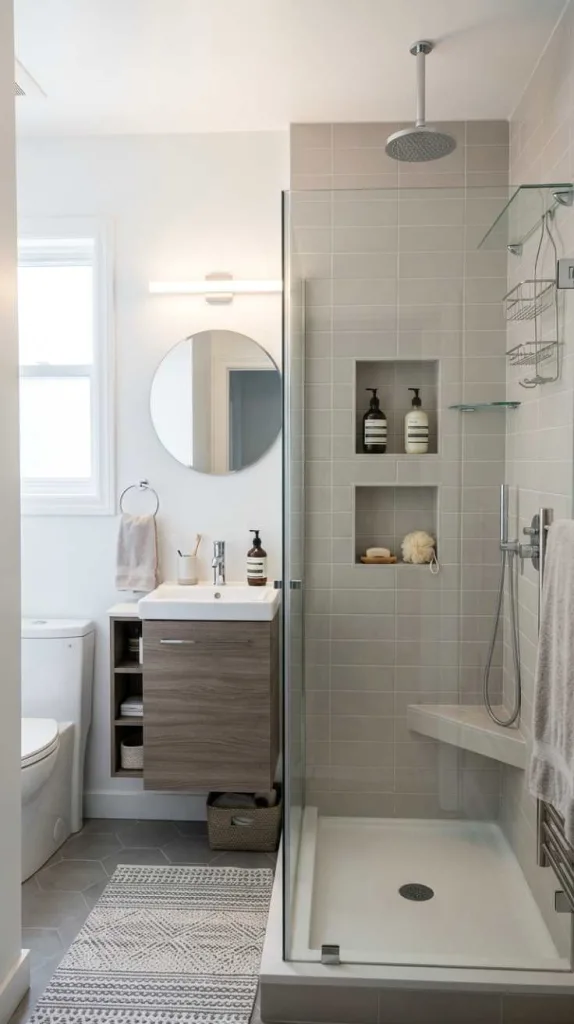 Recessed Wall Niches in Shower