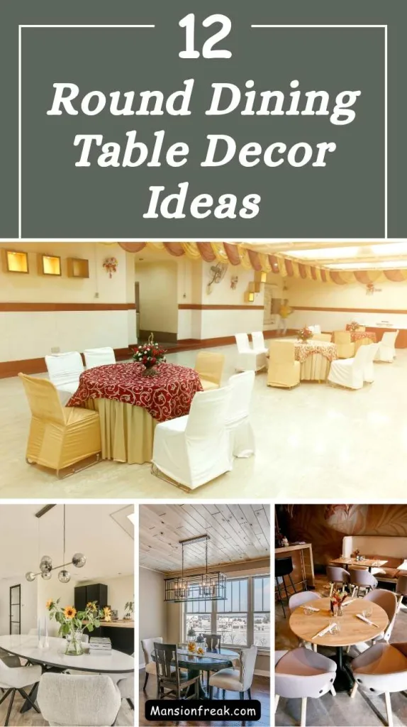 11+ Round Dining Table Decor Ideas for a Cozy Dining Space 2 Round Dining Table Decor Ideas