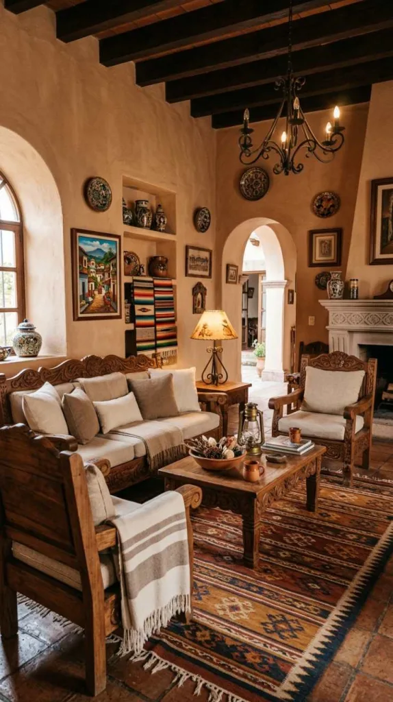 Rustic Elegance Sitting Area