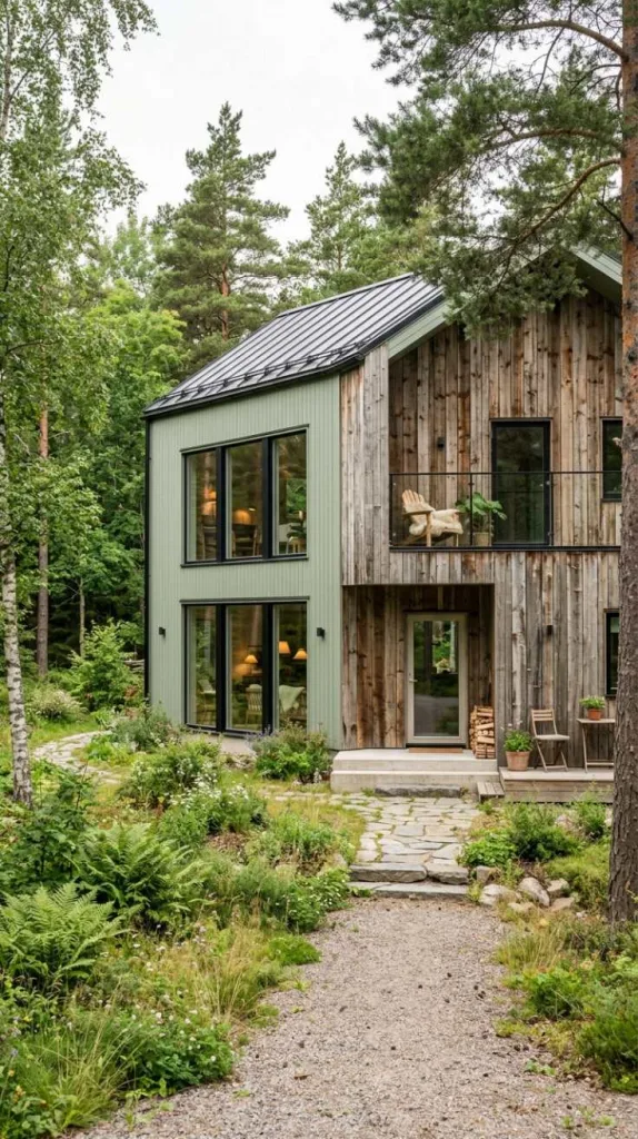 Rustic Modern Green Mix