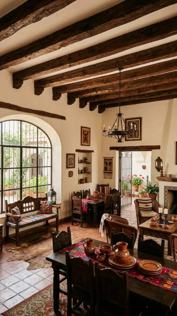 Rustic Wooden Ceiling Beams