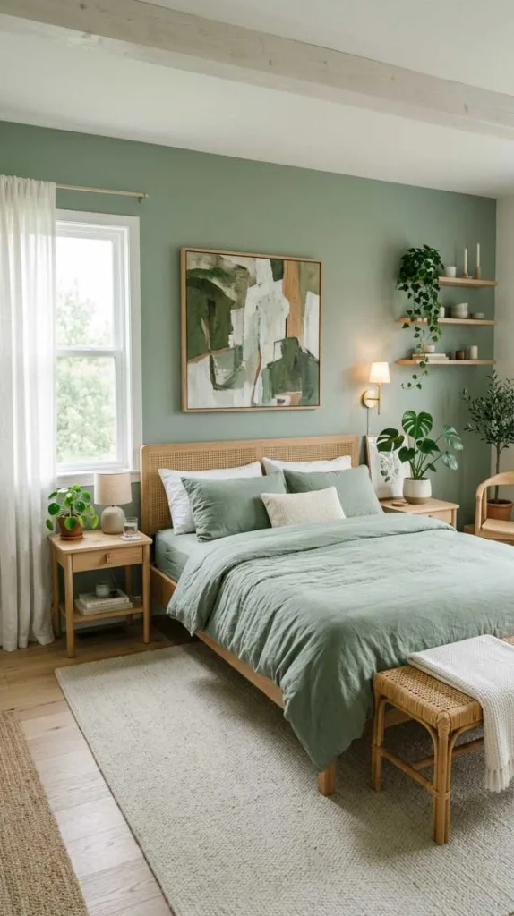 Sage Green Bedding Refresh