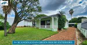 Scandinavian Green House Exteriors