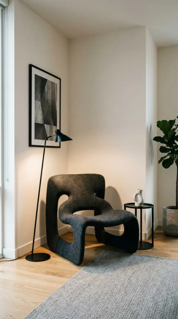 Sculptural Accent Corner