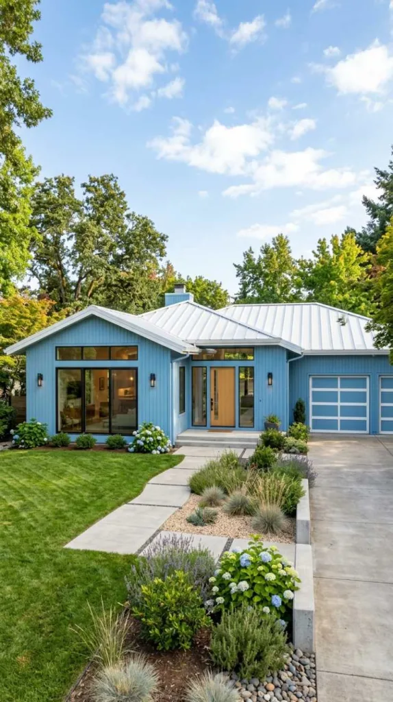 Sky Blue Ranch Home