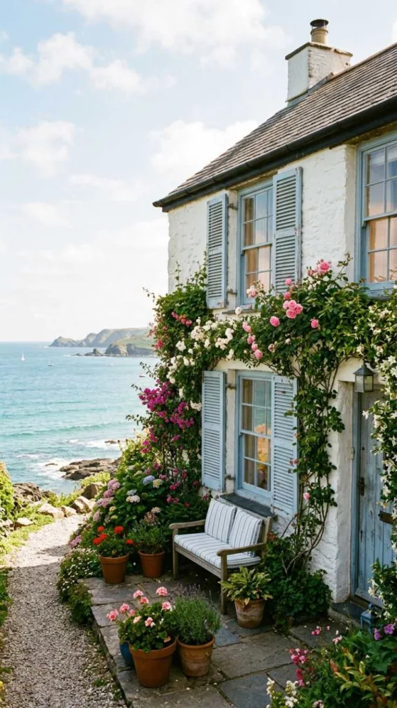 12 Exterior Window Shutter Ideas That Add Instant Charm 10 Soft Blue Coastal Shutters
