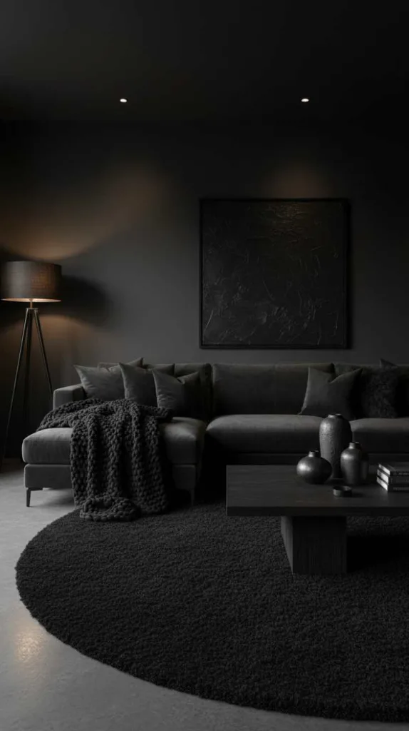 Soft Textured Black Layers